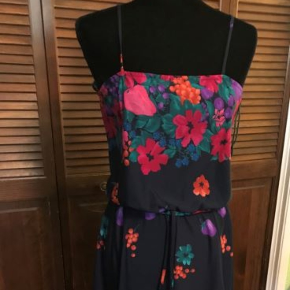 Spaghetti Strap Floral Summer Dress